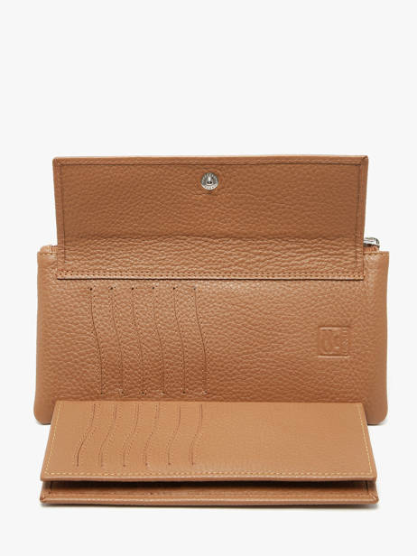 Wallet Caviar Leather Crinkles Brown caviar 14104 other view 1