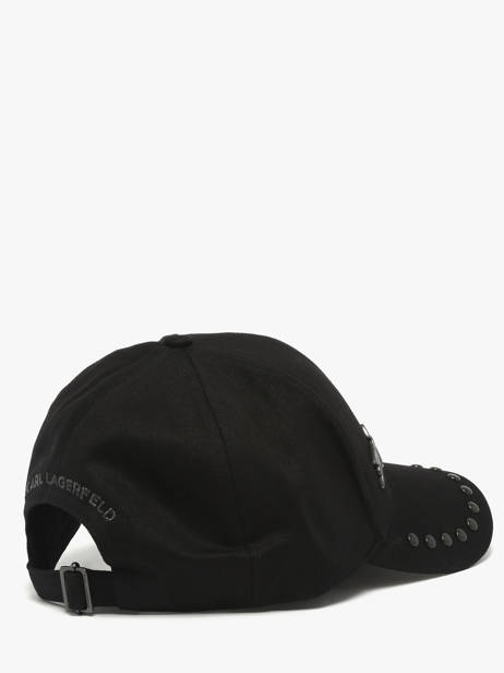 K/ville Studs Cap Karl lagerfeld Black k signature B1W33012 other view 2