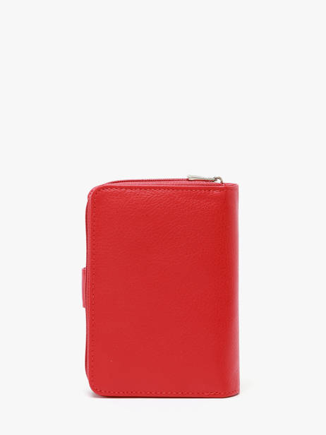 Wallet Confort Leather Hexagona Red confort 461063 other view 3