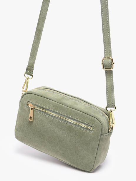 Sac Bandoulière Velvet Cuir Milano Vert velvet VE25115 vue secondaire 2