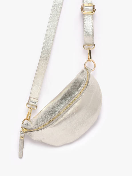 Belt Bag Leather Milano Silver nine NI19091 other view 2