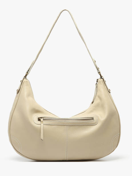 Shoulder Bag Seam Leather Basilic pepper Beige seam BSEA04 other view 4