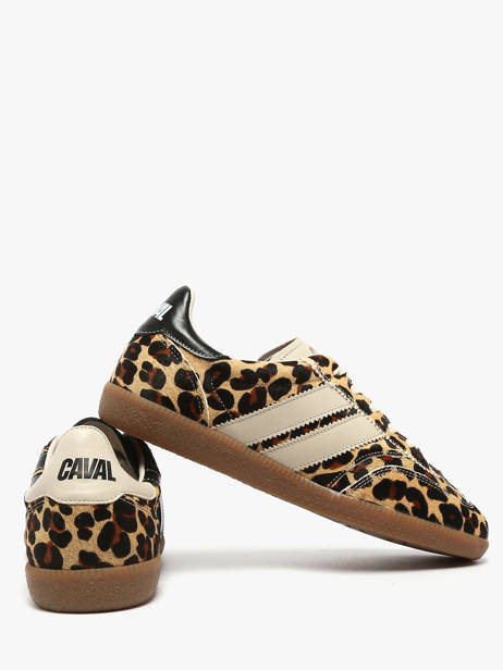 Sneakers In Leather Caval Multicolor women BAPULS30 other view 2