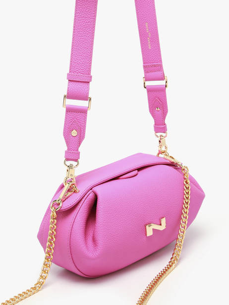 Crossbody Bag Nymphea Leather Nathan baume Pink nymphea 2 other view 2