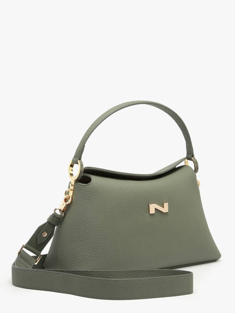 Leather Freesia Shoulder Bag Nathan baume Green eden 4 other view 2