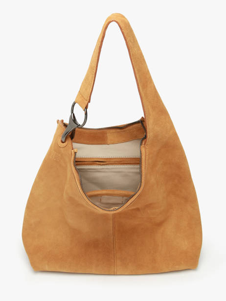 Sac Porté épaule Leather Cuir Biba Marron leather JAP2L vue secondaire 3