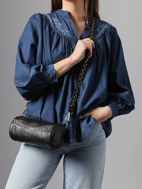 Shoulder Bag Glam Leather Basilic pepper Black glam BGLA87 other view 1