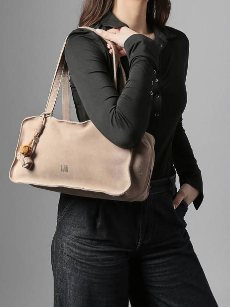 Sac Porté épaule Leather Biba Beige leather BLI1L vue secondaire 1