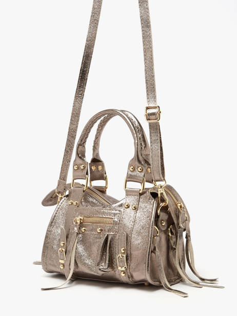 Sac Bandoulière Nine Cuir Milano Marron nine NI24092O vue secondaire 2