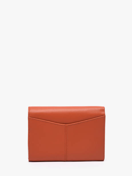 Leather Charlotte Wallet Le tanneur Orange charlotte TOTT3301 other view 2