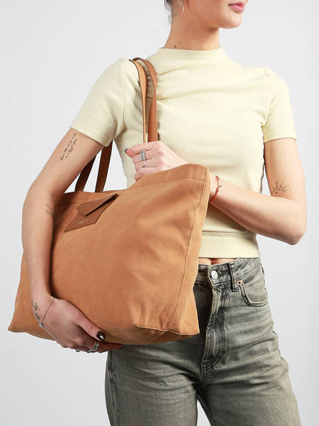 Sac Porté épaule Suedine Kba Polyester Lancaster Marron suedine kba 63 vue secondaire 1