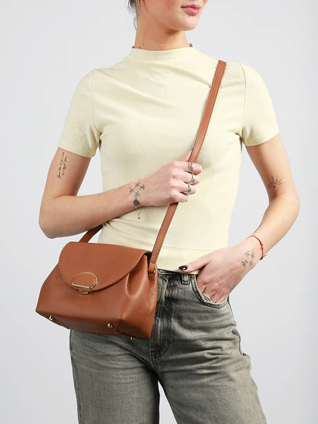 Shoulder Bag Milano Pia Leather Lancaster Brown milano pia 130 other view 1