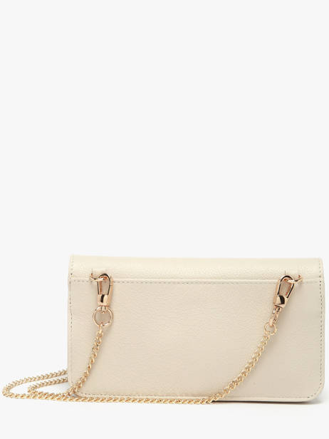 Leather Luna Clutch With Strap Hexagona Beige luna 688422 other view 5