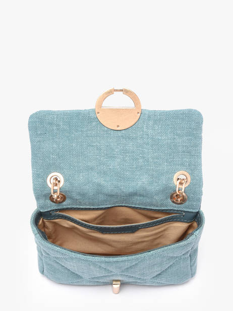 Sac Bandoulière Moon Lin Vanessa bruno Bleu moon 70V40326 vue secondaire 3