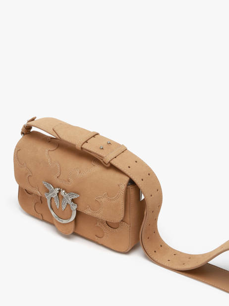 Sac Porté épaule Love Bag Soft Pinko Marron love bag soft 6244A0F6 vue secondaire 2