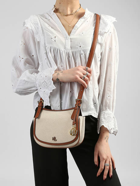 Shoulder Bag Dryden Cotton Lauren ralph lauren Beige dryden 31P10512 other view 1