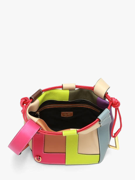 Sac Seau S Elles Colorblock Cuir Lancel Multicolore elles A14203 vue secondaire 4
