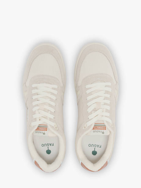 Sneakers In Leather Faguo Beige men 26CG9204 other view 3