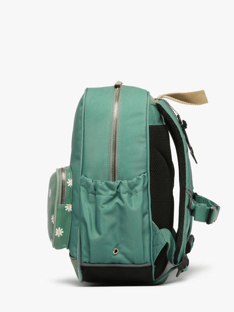 1 Compartment Backpack Cameleon Green vintage fantasy PBVGSD33 other view 2