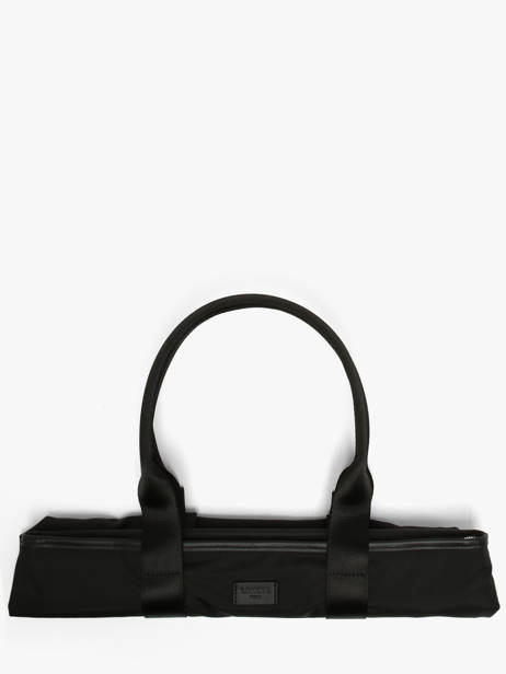 Medium Mistral Rollable Tote Bag Nylon And Leather Lancel Black mistral A13995 other view 5