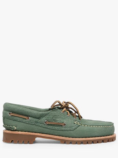 Chaussures Bateau En Cuir Timberland Vert women 2GNVES71