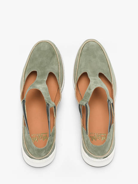 Sneakers Vasas In Leather Mam'zelle Green women CSIJK66 other view 3