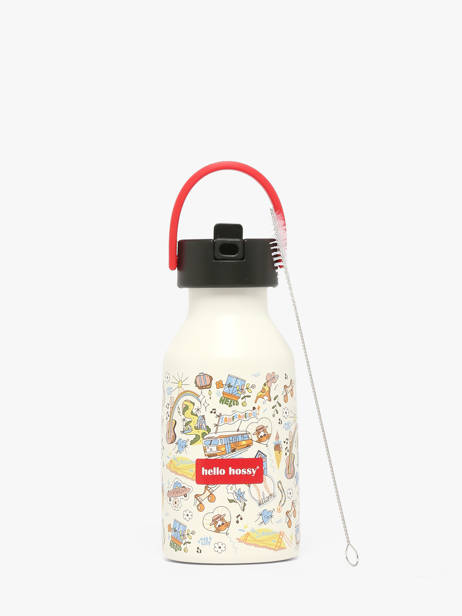 Gourde 350ml Hello hossy Beige cool kids 350M vue secondaire 2