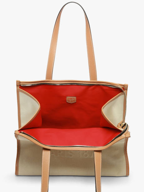 Sac Porté épaule Jour Toile Et Cuir Lancel Beige jour A14028 vue secondaire 3