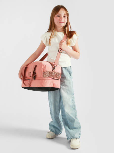 Sac De Sport Cameleon Rose vintage fantasy SH42 vue secondaire 2