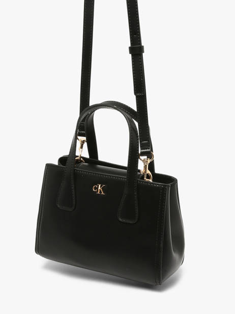 Sac Porté Main Ck Mini Calvin klein jeans Noir ck mini 4F3520G vue secondaire 2