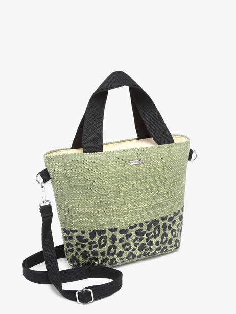 Sac Bandoulière Kailani Papier Les tropeziennes Jaune kailani TZ03 vue secondaire 2