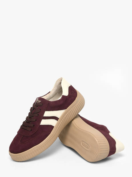 Sneakers En Cuir Remonte Rouge women 30 vue secondaire 2
