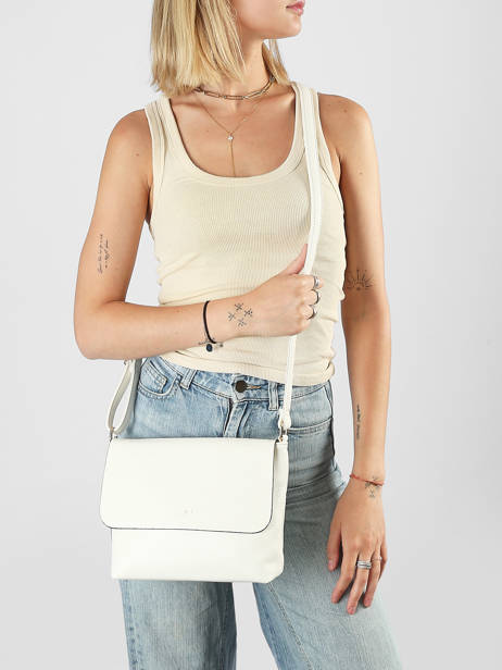 Sac Bandoulière Grained Miniprix Blanc grained F7557OR vue secondaire 1