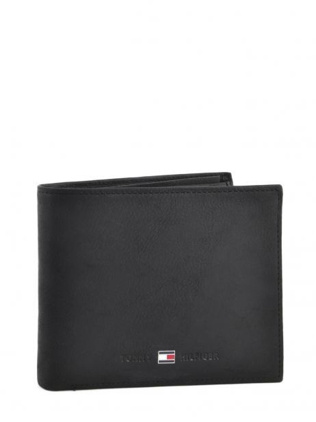 Wallet Johnson Leather Tommy hilfiger Black johnson AM00665