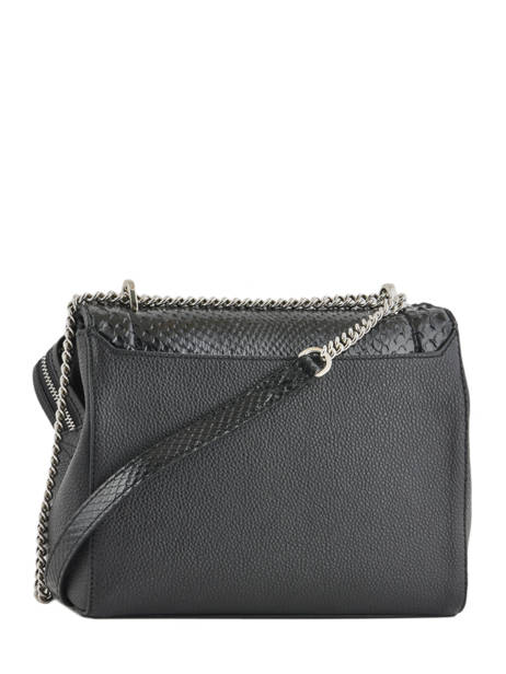 Sac Ã  Main M Ninon Python Lancel Noir ninon A09370 vue secondaire 3