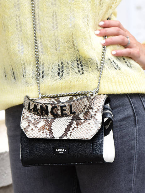 Mini Sac BandouliÃ¨re S Ninon Python Lancel Multicolore ninon A09369 vue secondaire 2