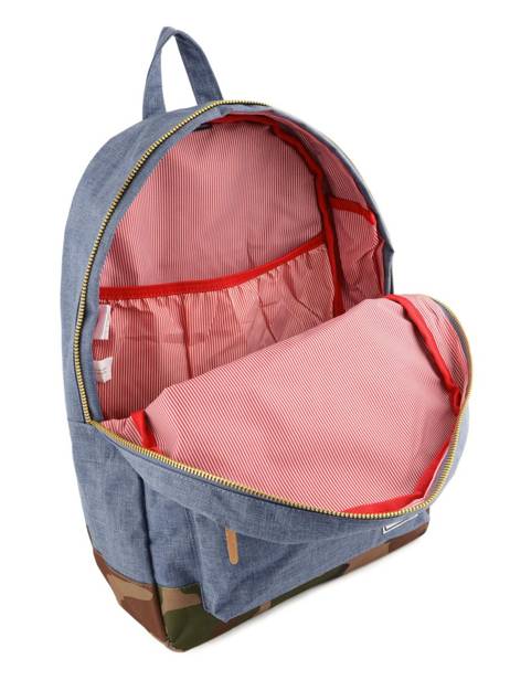 Backpack 1 Compartment + 15'' Pc Herschel Blue classics 10005PBG other view 2
