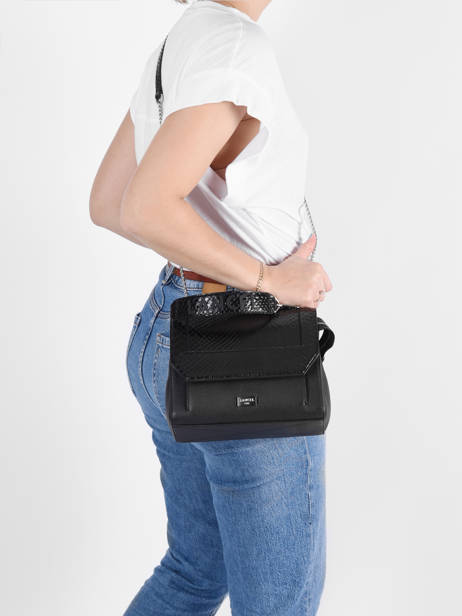 Sac Ã  Main M Ninon Python Lancel Noir ninon A09370 vue secondaire 2