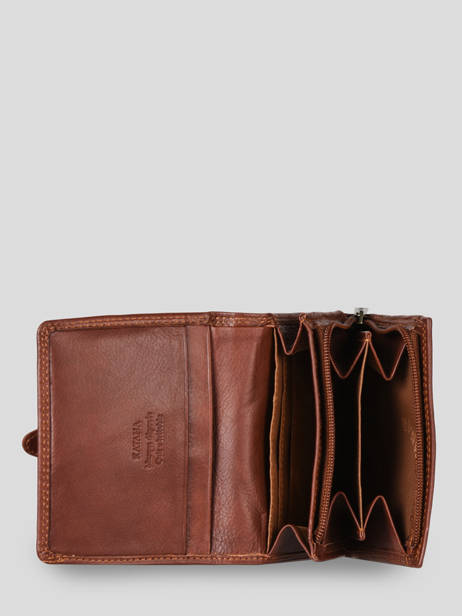 Porte-monnaie Marina Cuir Katana Marron marina 753108 vue secondaire 1