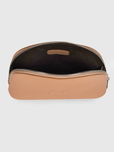 Trousse ZippÃ©e Cuir Nathan baume Marron nathan 4 vue secondaire 1
