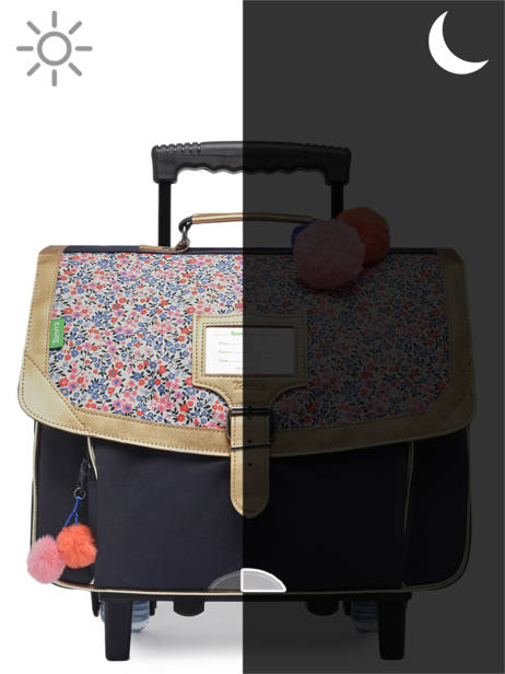 Cartable Ã  Roulettes 2 Compartiments Tann's Multicolore les fantaisies f 42265 vue secondaire 6