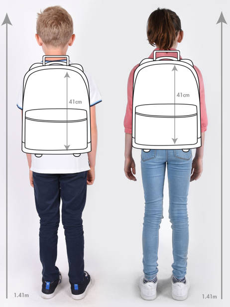 Sac A Dos Ã  Roulettes 2 Compartiments Tann's Bleu les fantaisies f 73242 vue secondaire 1