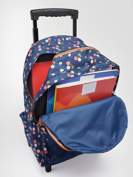 Sac A Dos Ã  Roulettes 2 Compartiments Tann's Bleu les fantaisies f 73242 vue secondaire 3