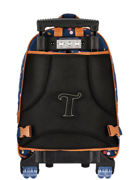 Sac A Dos Ã  Roulettes 2 Compartiments Tann's Bleu les fantaisies f 73242 vue secondaire 5
