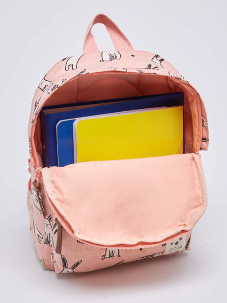 Sac Ã  Dos 1 Compartiment Kidzroom Rose dress up 1374 vue secondaire 3