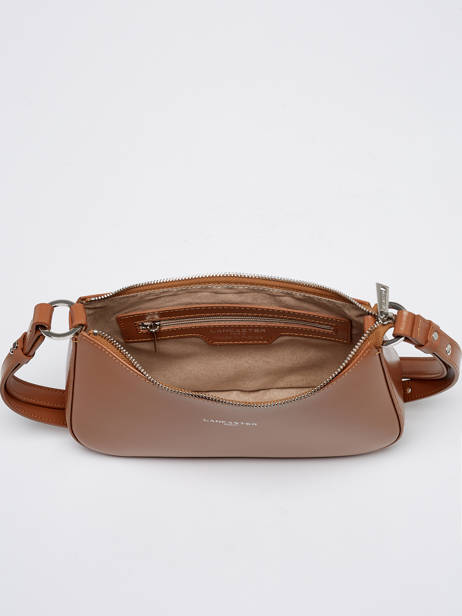 Sac Bandoulière Suave Cuir Lancaster Beige suave ace 22 vue secondaire 3