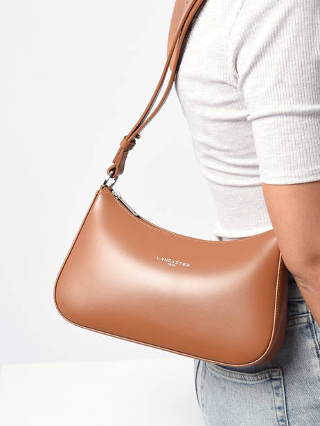 Sac Bandoulière Suave Cuir Lancaster Beige suave ace 22 vue secondaire 1