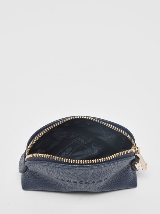 Longchamp Le foulonnÃ© Porte-monnaie Bleu