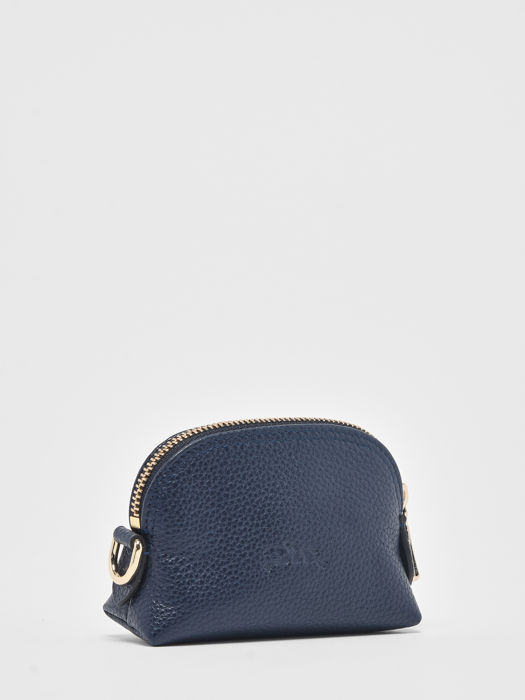 Longchamp Le foulonnÃ© Porte-monnaie Bleu