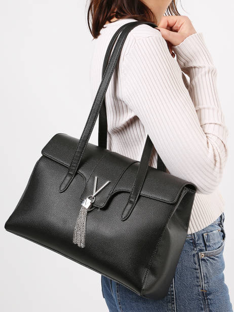 Sac PortÃ© Ã©paule Divina Valentino Noir divina VBS1R412 vue secondaire 1
